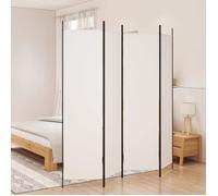 vidaXL Cloison de Séparation 4 Panneaux Séparateur de Pièce Pliable Diviseur Écran d'Intimité Paravent Décoration Salon 350182