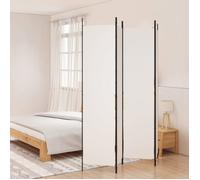 vidaXL Cloison de Séparation 4 Panneaux Séparateur de Pièce Pliable Diviseur Écran d'Intimité Paravent Décoration Salon 350198