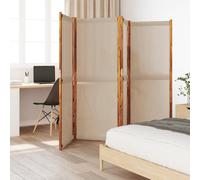 vidaXL Cloison de séparation 4 panneaux taupe 280x180 cm