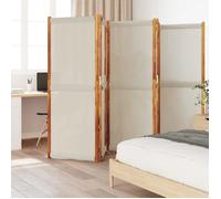 vidaXL Cloison de Séparation 5 Panneaux Séparateur de Pièce Écran d'Intimité Paravent de Salon Chambre Intérieur 4003357