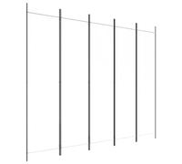 vidaXL Cloison de Séparation 5 Panneaux Séparateur de Pièce Pliable Diviseur Écran d'Intimité Paravent Décoration Salon 350186