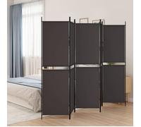 vidaXL Cloison de Séparation 5 Panneaux Séparateur de Pièce Pliable Diviseur Écran d'Intimité Paravent Décoration Salon 350235
