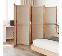 vidaXL Cloison de Séparation 6 Panneaux Séparateur de Pièce Écran d'Intimité Paravent de Salon Chambre Intérieur 4003366
