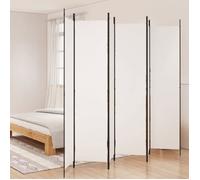vidaXL Cloison de Séparation 6 Panneaux Séparateur de Pièce Pliable Diviseur Écran d'Intimité Paravent Décoration Salon 350206