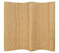 vidaXL Cloison de séparation Bambou 250 x 165 cm Naturel 247197