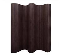 vidaXL Cloison de séparation Bambou Marron foncé 250 x 165 cm 241669