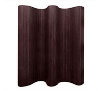 vidaXL Cloison de séparation Bambou Marron foncé 250 x 165 cm 241669