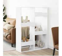 vidaXL Cloison de séparation blanc 100x33x135 cm bois d'ingénierie 3309555
