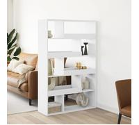 vidaXL Cloison de séparation en bois d'ingénierie blanc 100×33×156,5 cm
