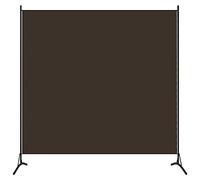 Cloison de séparation marron 175x180 cm tissu Marron G