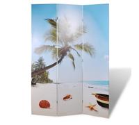 vidaXL Cloison de séparation pliable 120 x 170 cm Plage