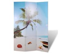 vidaXL Cloison de Séparation Pliable 120x170 cm Bois Paravent Écran Chambre