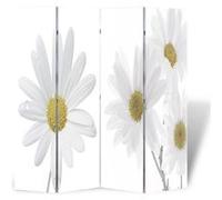 Cloison de séparation pliable 160 x 170 cm Fleur