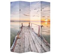 vidaXL Cloison de séparation pliable 160 x 170 cm Lac