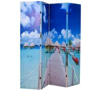 vidaXL Cloison de séparation 240476 – Pliable 160 x 170 cm Plage