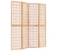 vidaXL Cloison de séparation pliable 4 panneaux 160x170 cm