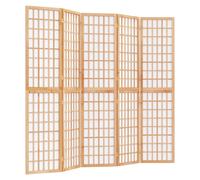 vidaXL Cloison de séparation pliable 5 panneaux 200x170 cm