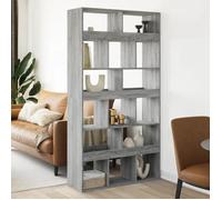 vidaXL Cloison de séparation sonoma gris bois d'ingénierie, séparateur de pièce, cloison de pièce, cloison de séparation de 3309542