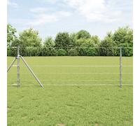 Vidaxl Clôture 0.8x25 M Acier Galvanisé