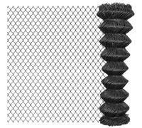 vidaXL Clôture à Mailles Acier 15 x 1,5 m Gris