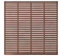 vidaXL Clôture à persiennes Panneau de remplacement 318106 180x180 cm Marron