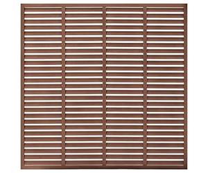vidaXL Clôture à persiennes WPC 180x180 cm Marron