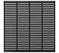 vidaXL Clôture à persiennes WPC 180x180 cm Noir