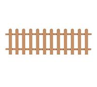 vidaXL Clôture à piquets WPC 200x60 cm 42822