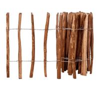 vidaXL Clôture à piquets Bois de noisetier 60x500 cm 43140