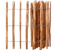 vidaXL Clôture à piquets en bois de noisetier 90 x 500 cm 43137