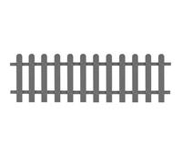 vidaXL Clôture WPC HKC42818 200×60 cm Gris – Barrière de jardin