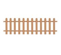 vidaXL Clôture à piquets WPC 200x60 cm 42822