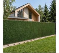 vidaXL Clôture Artificielle Vert clair 1 x 6 m PVC et Acier 42042375