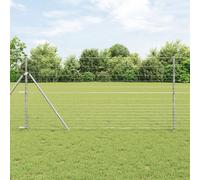 Vidaxl Clôture De Champ 1.2x10 M En Acier Galvanisé