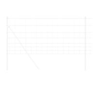 Vidaxl Clôture De Champ 1x25 M Acier Galvanisé