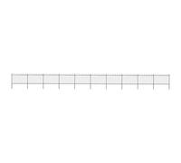 Vidaxl Clôture De Jardin Avec Dessus En Cerceau Acier 1,8 M Noir