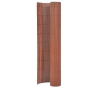 Vidaxl Clôture De Jardin Double Face 90x400 Cm Marron