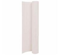 vidaXL Clôture de jardin double face 110x400 cm Blanc