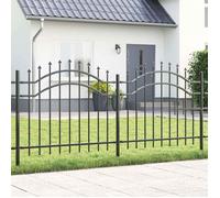 vidaXL Clôture de jardin grise 140 x 240 x 140 cm en acier revêtu