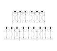 vidaXL Clôture de Jardin Treillis Noir, Jardin et terrasse, Look Moderne, matériaux durables, idées innovantes pour l'extérieur, détente et Nature