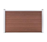 Vidaxl Clôture De Jardin Wpc 180x105 Cm Marron