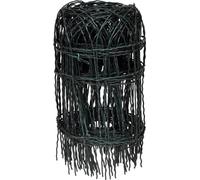 vidaXL Clôture de parterre Fer revêtu par poudre 10x0,4 m