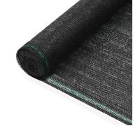vidaXL Clôture de tennis PEHD 1 x 25 m Noir
