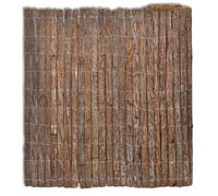 vidaXL Clôture en Écorce 400x100cm Bordure Jardin Panneau de Clôture de Jardin 141604