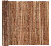 vidaXL Clôture en écorce brune 400 x 150 cm Écorce