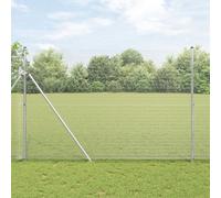 Vidaxl Clôture En Fil Soudé 1.6x25 M En Acier Galvanisé