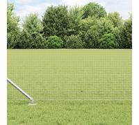 Vidaxl Clôture En Fil Soudé Avec 13 Pieux Piqués 0.8x25 M Acier Galvanisé