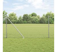 Vidaxl Clôture En Fil Soudé Avec 13 Piquets 1.4x50 M Acier Galvanisé