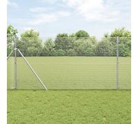 Vidaxl Clôture En Fil Soudé Avec 13 Poteaux 1.2x50 M En Acier Galvanisé