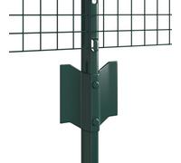 Vidaxl Clôture En Fil Soudé Avec 44 U Posts Verte 0.8x100 M Acier Vert